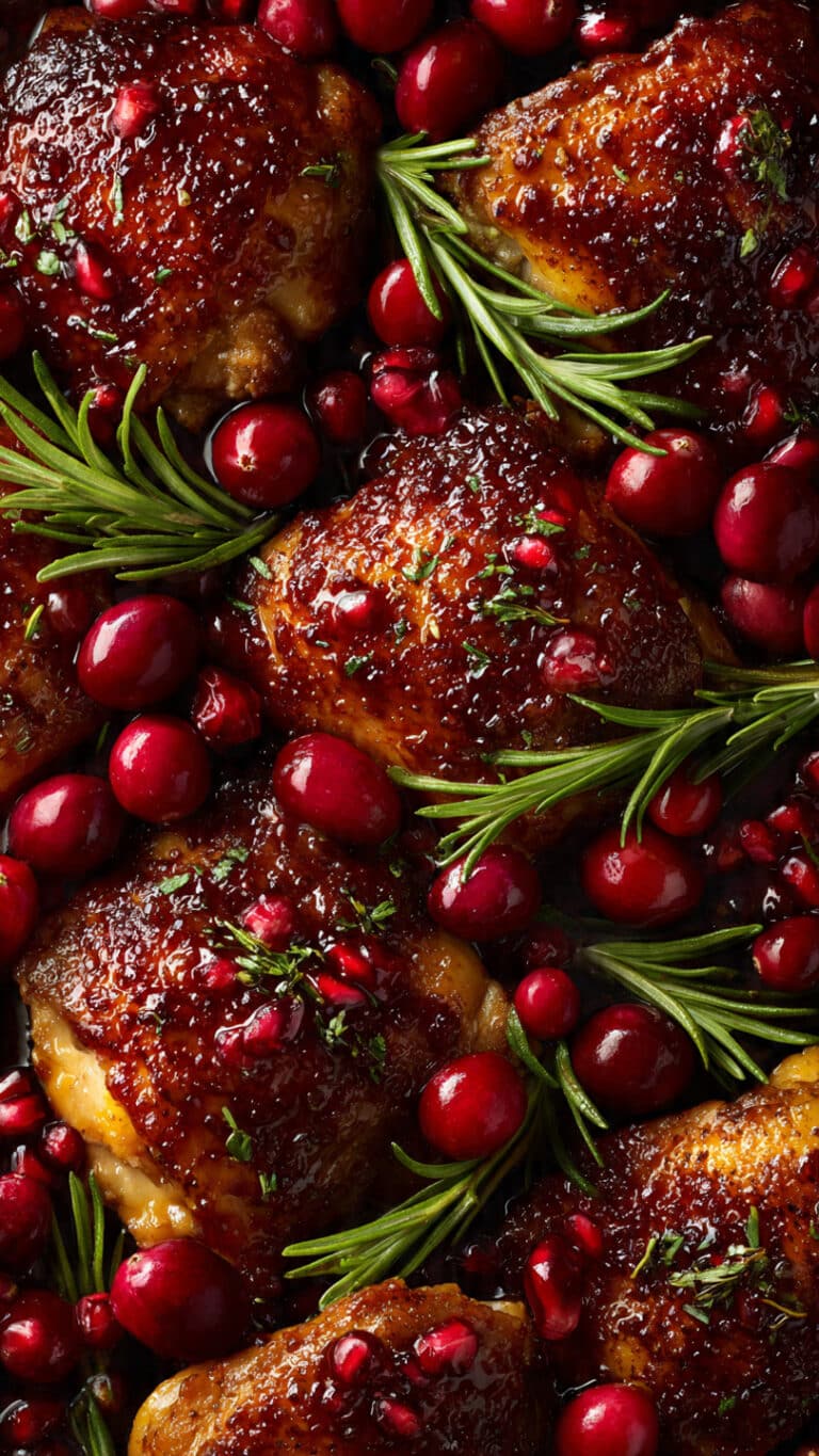 Cranberry Orange Glazed Chicken