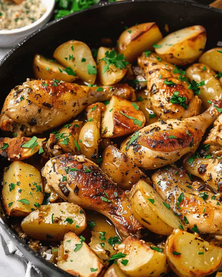 Garlic Butter Chicken and Potato Recipe