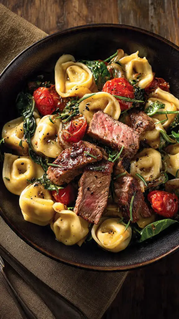 Garlic Steak Tortellini
