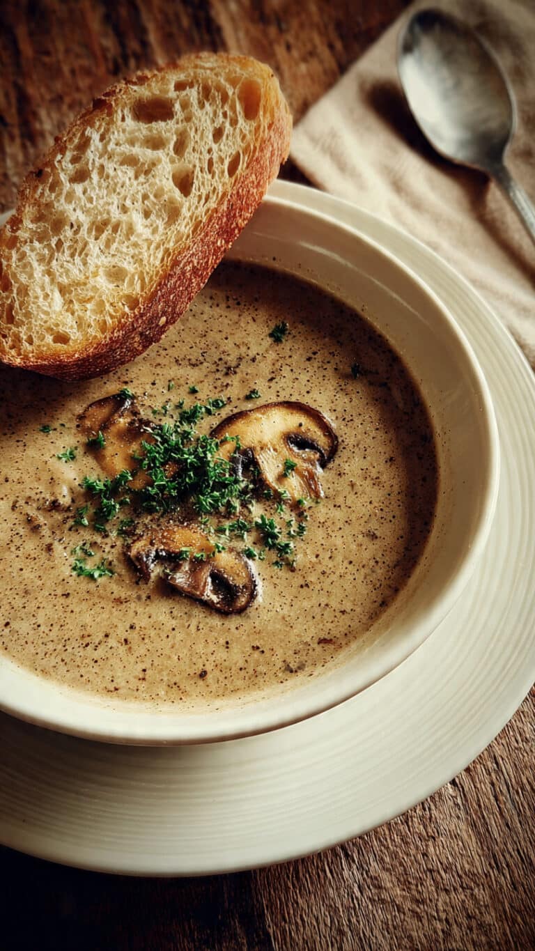 Creamy Mushroom Bisque