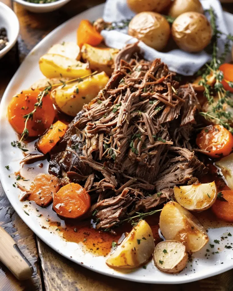 Easy Crockpot Pot Roast