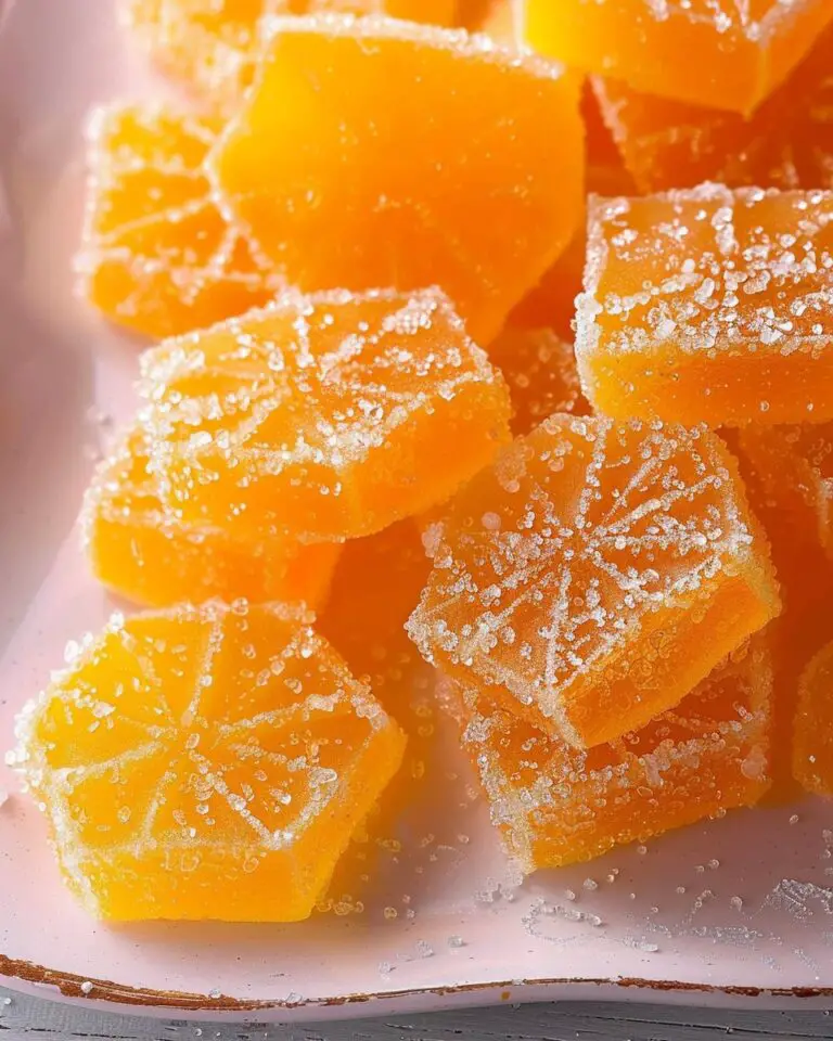 Homemade Orange Candy