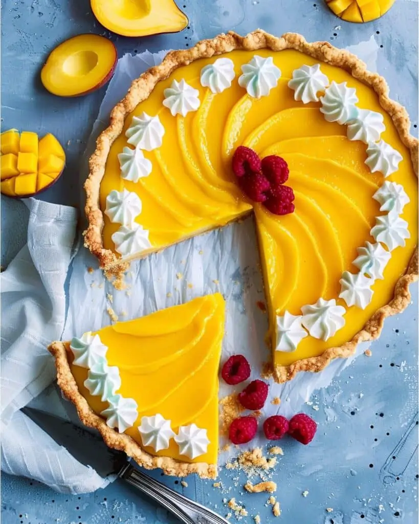 Mango Curd Tart Recipe