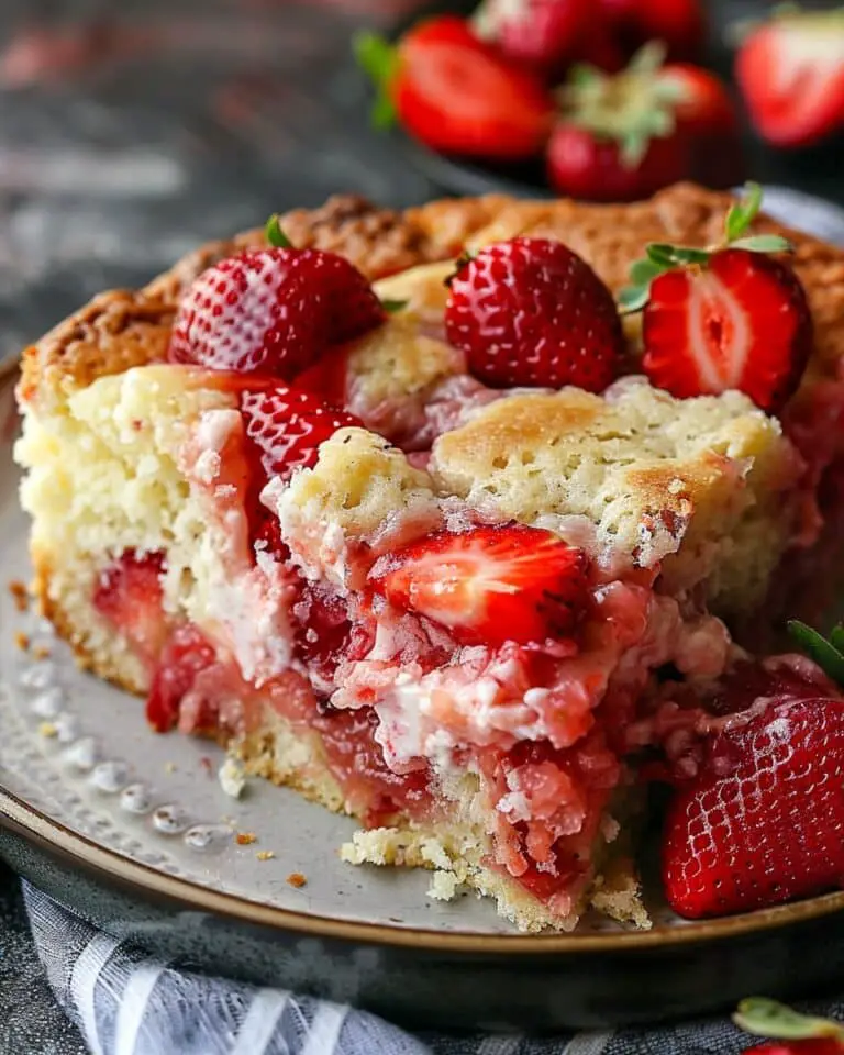 Strawberry Dump Cake