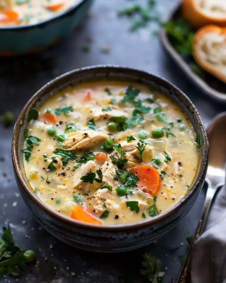 Easy High Protein Soup Recipe with Chicken and Veggies