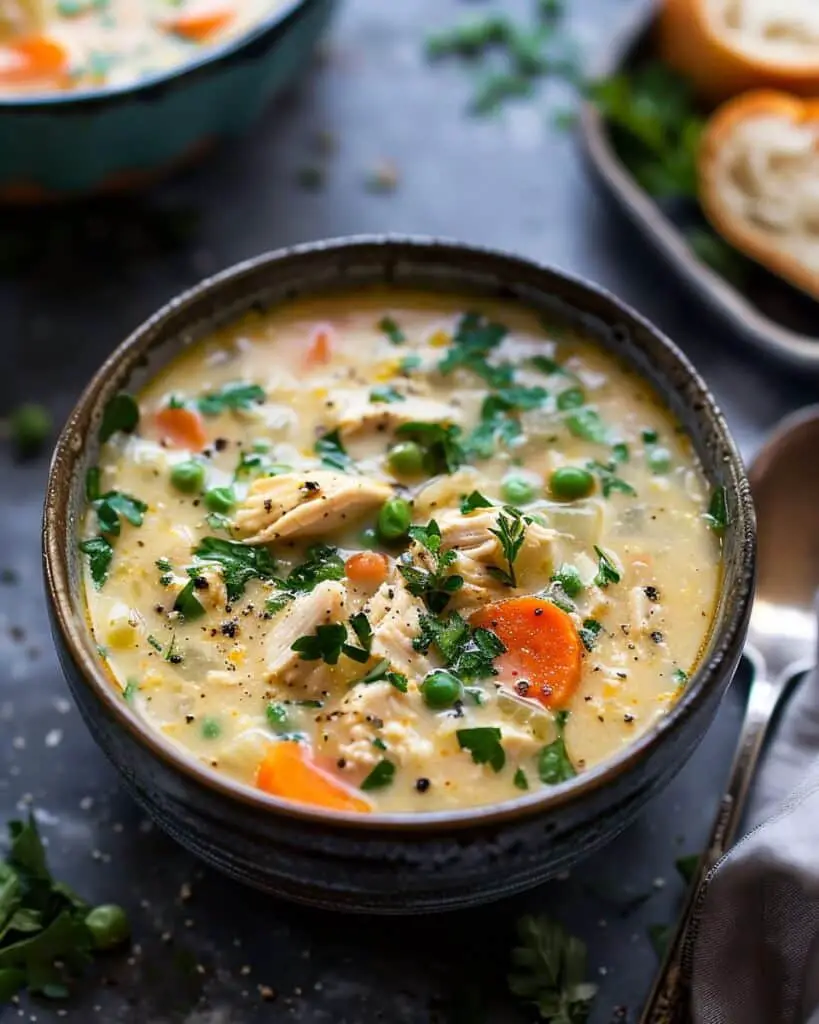 Easy High Protein Soup Recipe with Chicken and Veggies