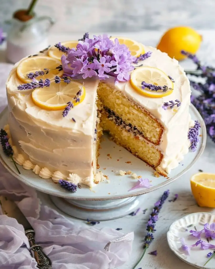 Lemon Lavender Cake