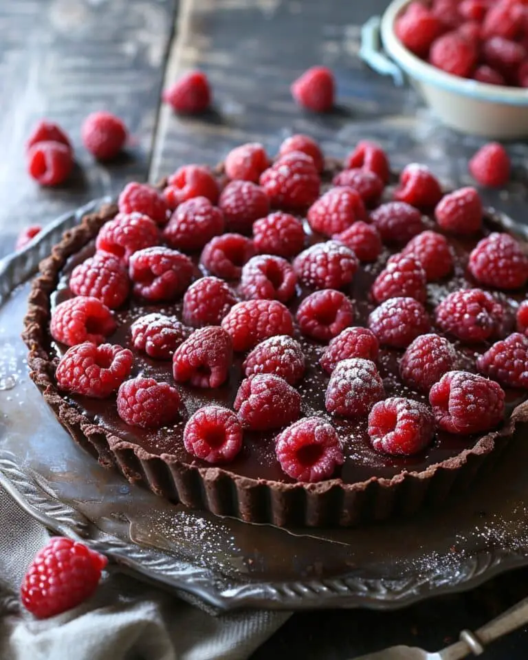 Chocolate Raspberry Tart