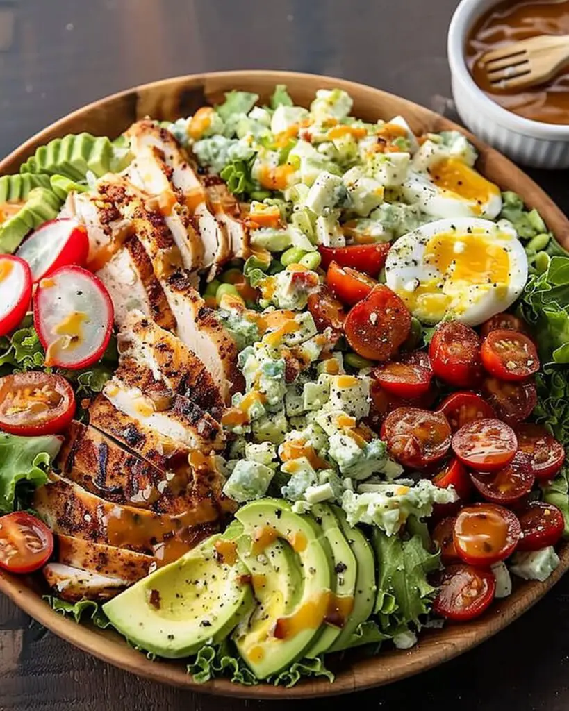 Honey Mustard Chicken Cobb Salad