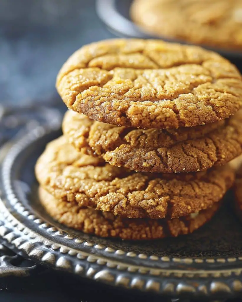 Brown Butter Gingersnap Cookies