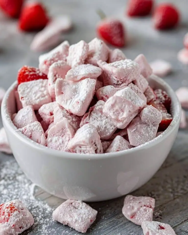 Strawberries and Cream Puppy Chow