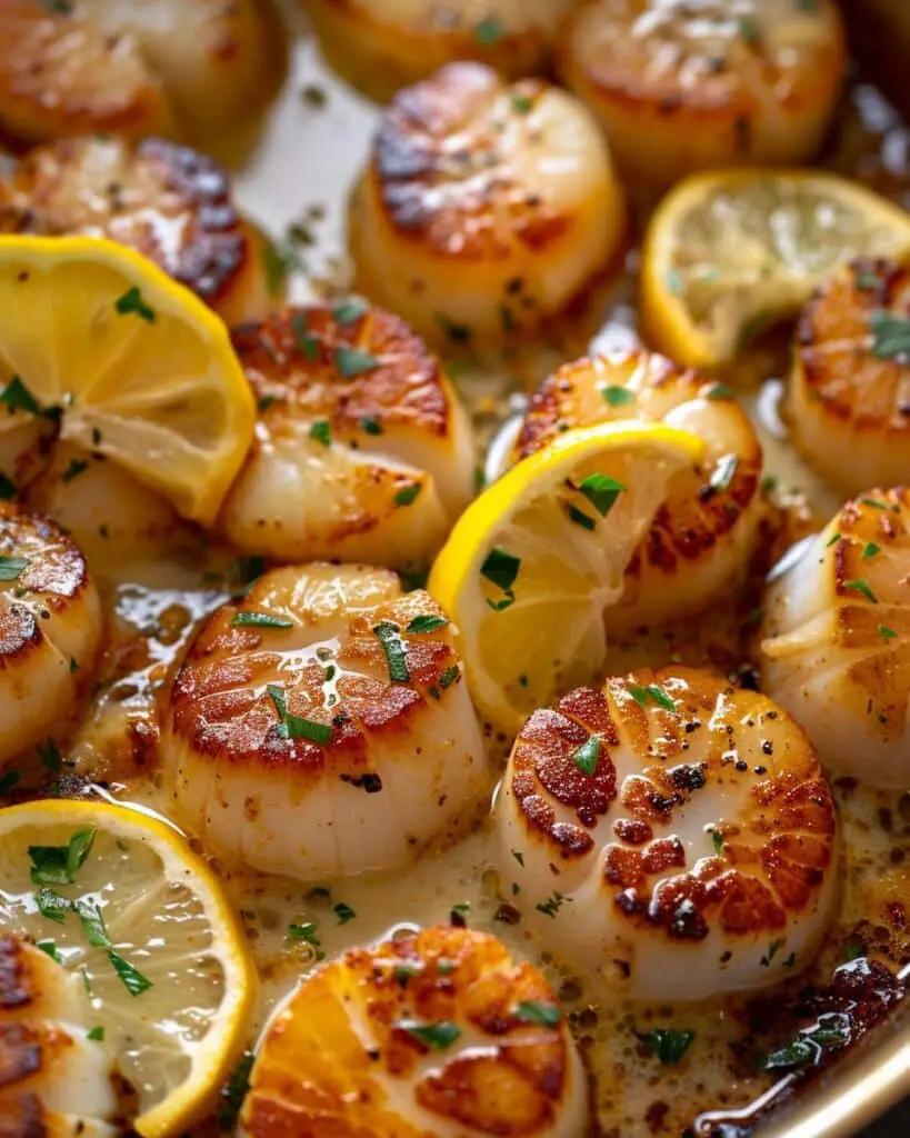 Lemon Garlic Butter Scallops