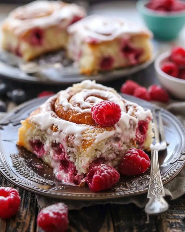 Raspberry Cinnamon Rolls