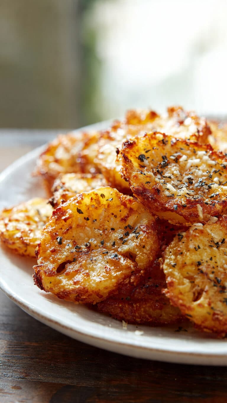Mouthwatering Crispy Parmesan Potatoes