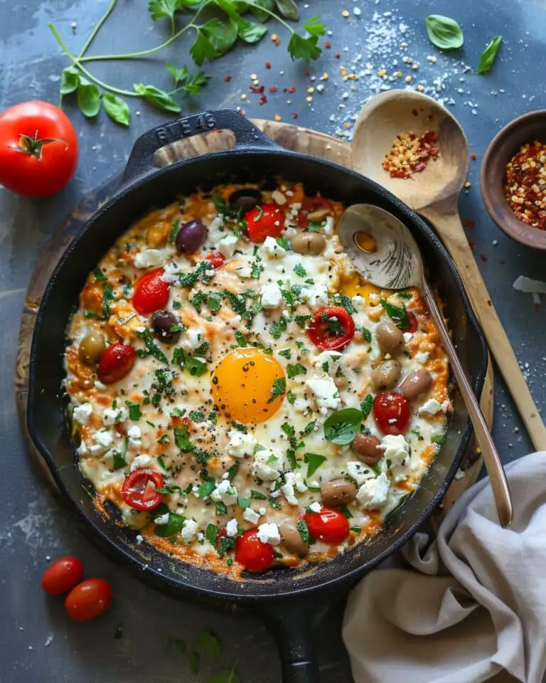 Mediterranean Keto Ground Chicken Skillet With Olives And Feta