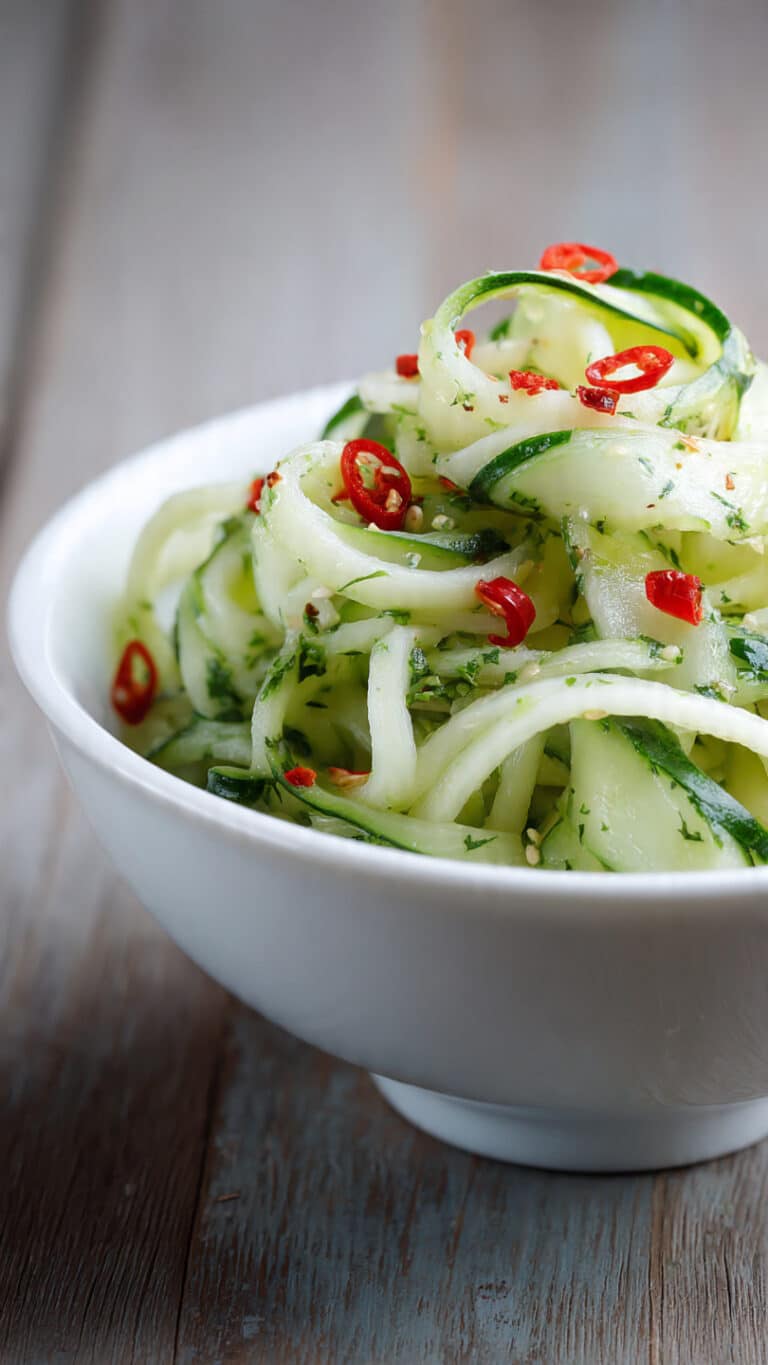 Fresh Cucumber Pasta Salad