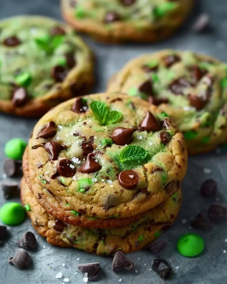 Mint Chocolate Chip Cookies