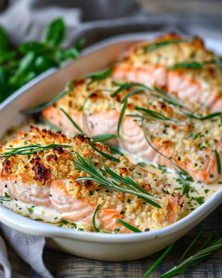 Baked Boursin Salmon