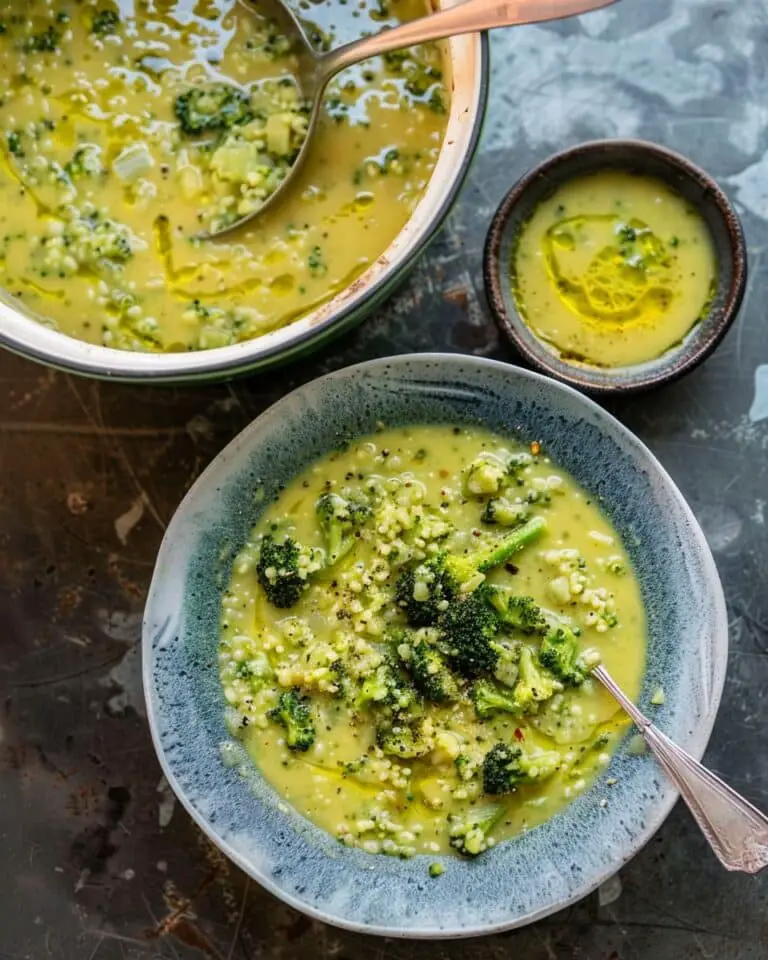 Warming Italian Broccoli Soup
