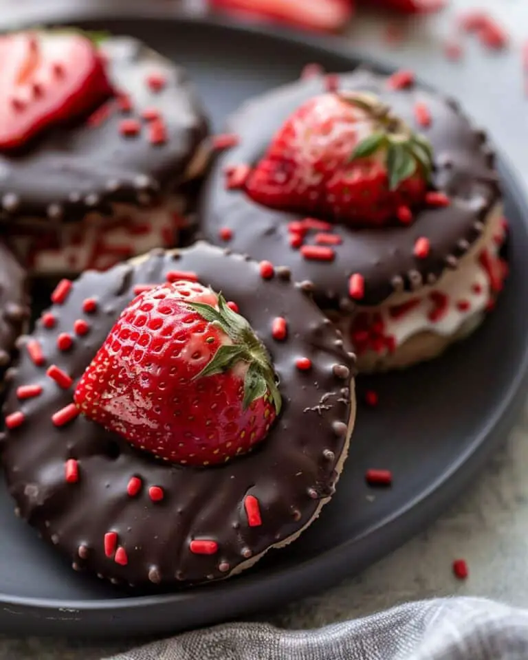 Chocolate Covered Strawberry Cookies Perfect For Your Sweetheart