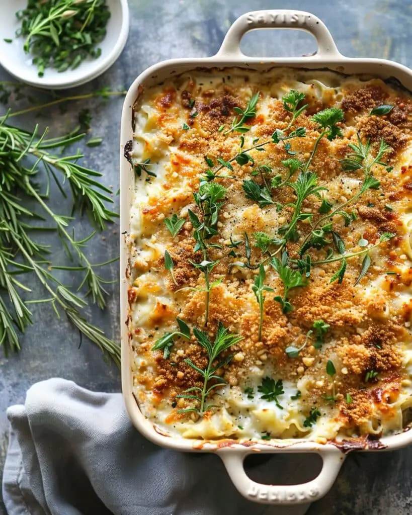Dump-and-Bake Chicken Tzatziki Casserole