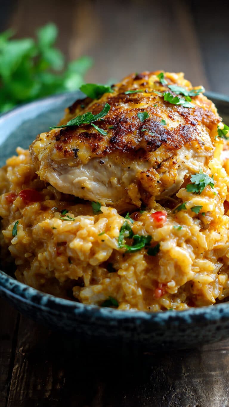 One-Pot Cheesy Southwest Chicken and Rice