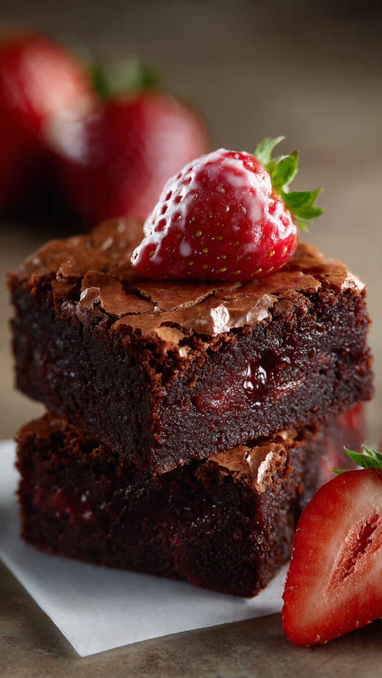 Strawberry Brownies