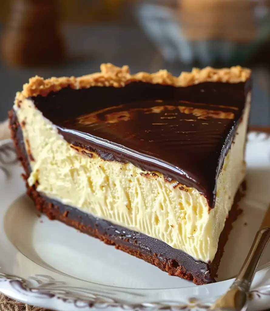 Boston Cream Pie Cheesecake