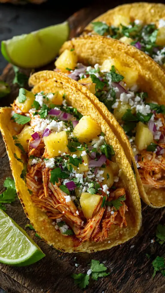 Pineapple Chicken Tacos