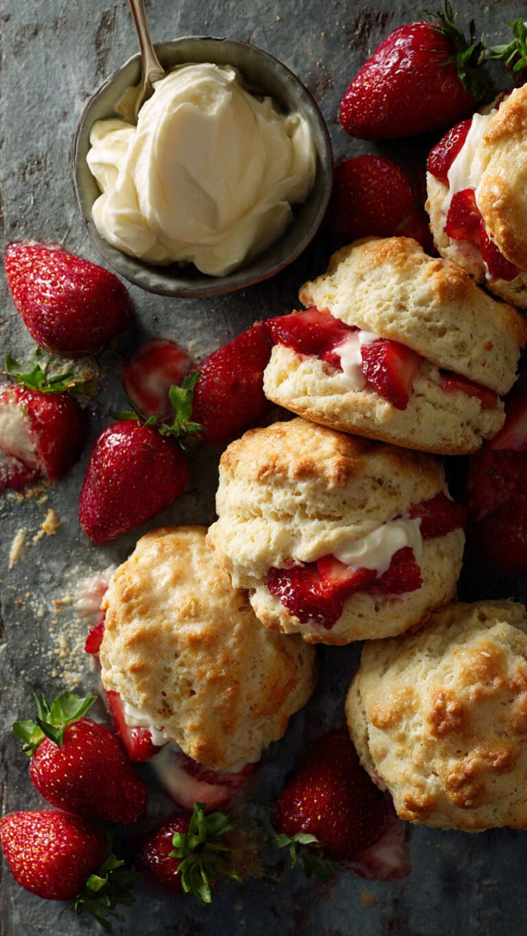 Strawberries and Cream Scones