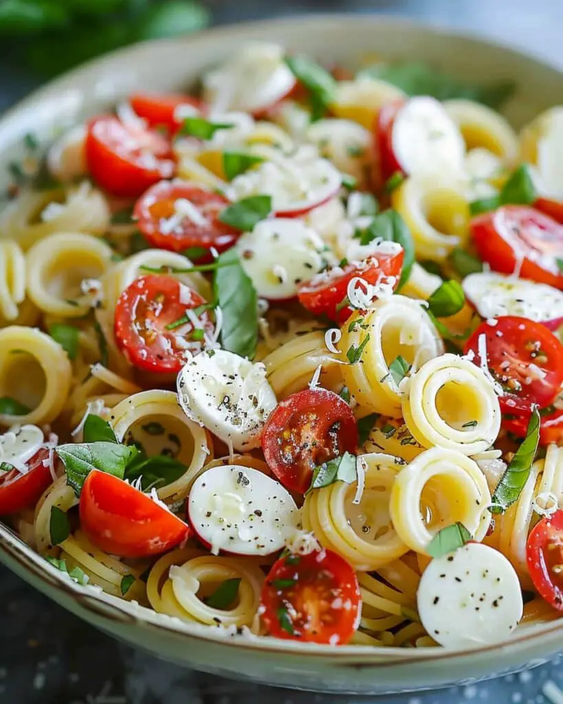Delicious Caprese Pasta Salad