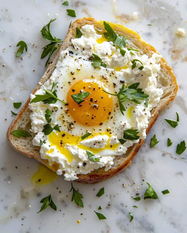 Egg and Ricotta Toast