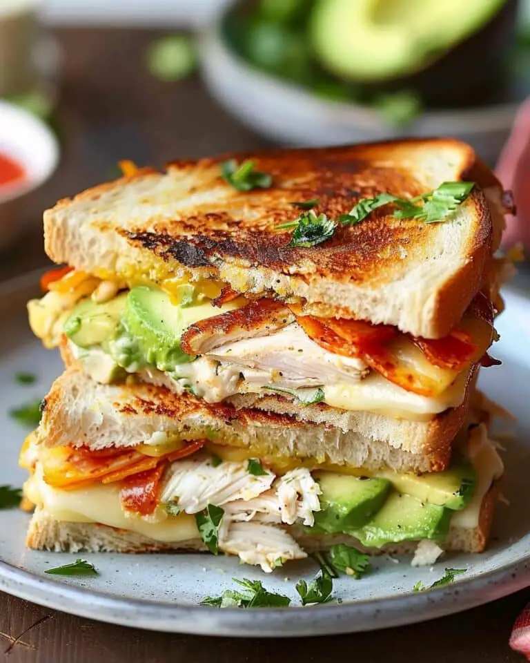 Chicken Avocado Melt Sandwich