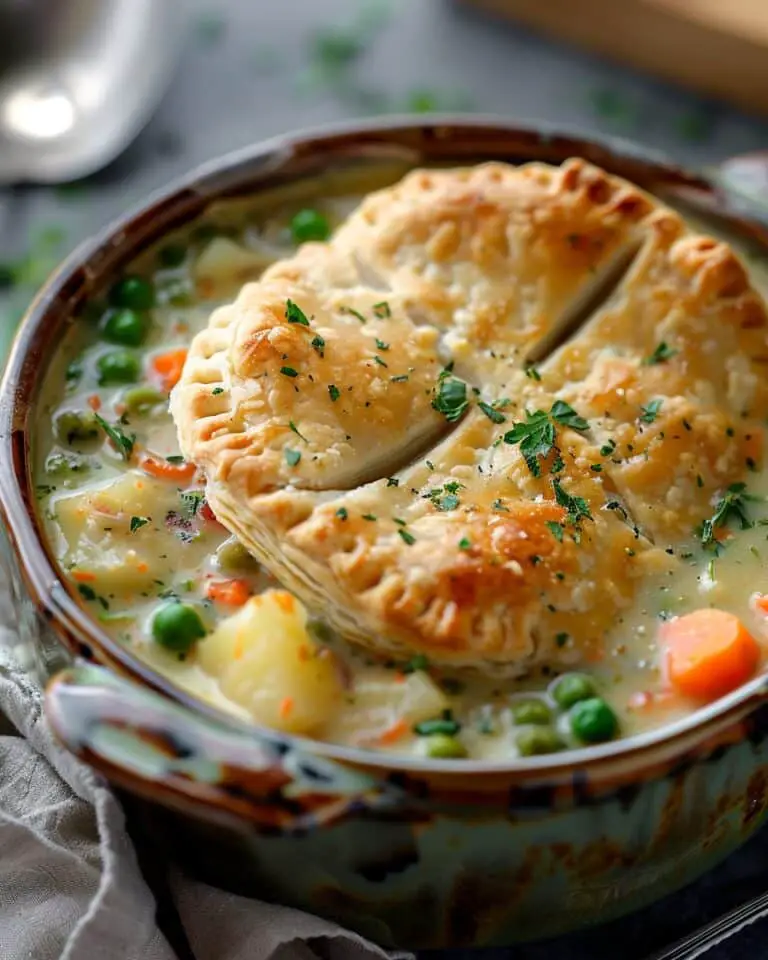 Veggie Pot Pie Soup For Winter Dinner