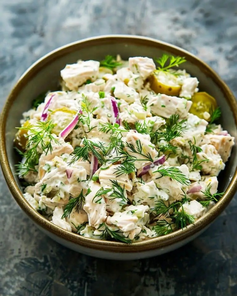Crunchy Dill Pickle Chicken Salad