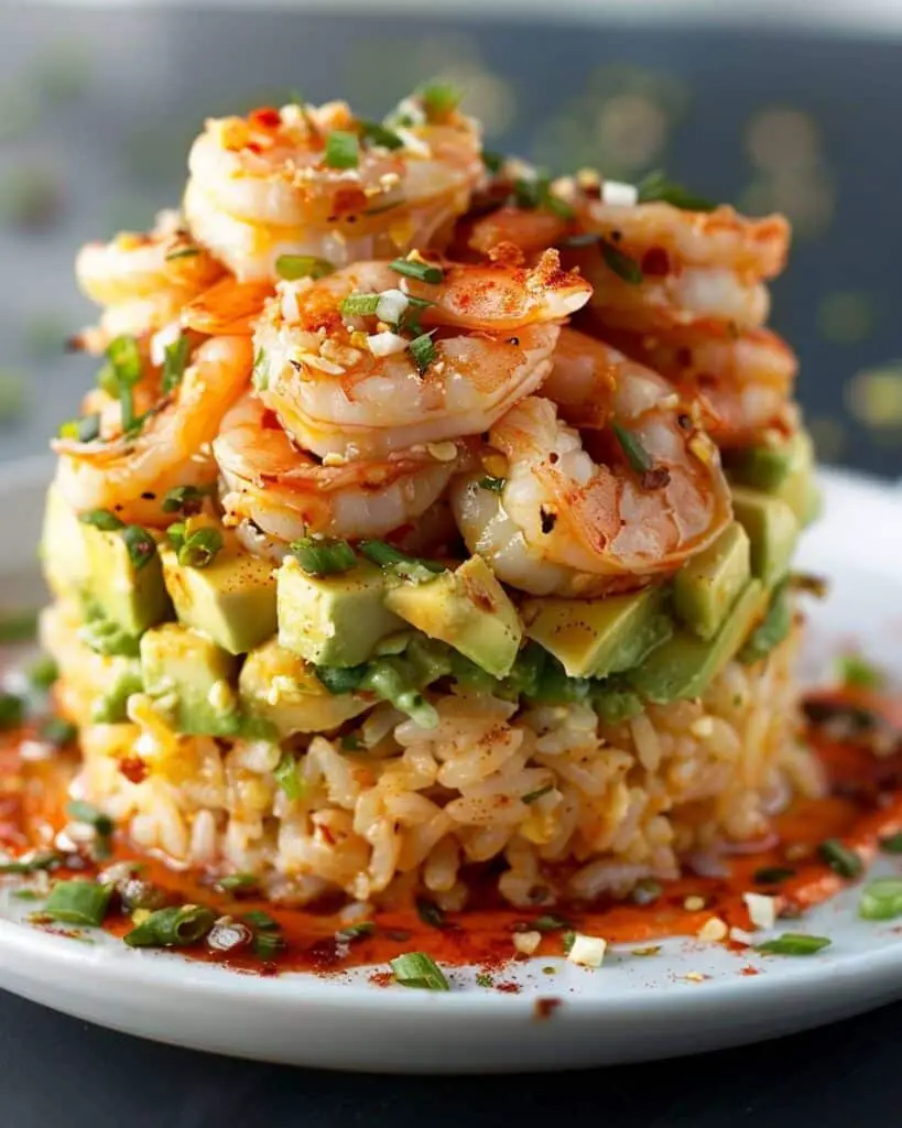 Spicy California Shrimp Stack