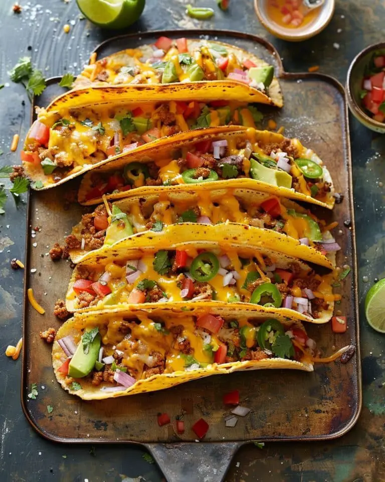 Oven-Baked Cheesy Tacos