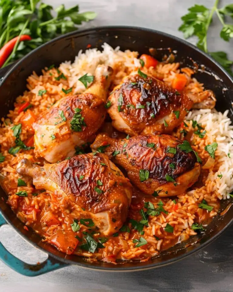 Creamy Paprika Chicken with Rice