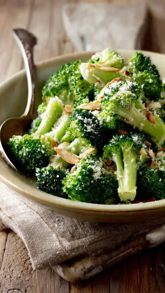 Creamy Garlic Parmesan Broccoli