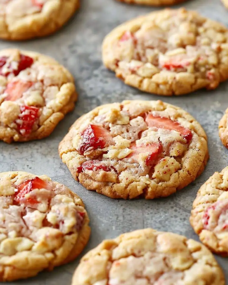 Strawberry Crunch Cookies