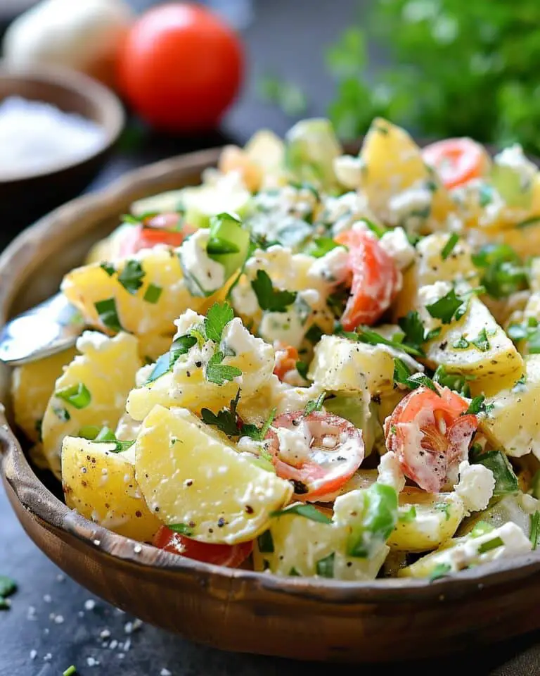 Homemade Greek Potato Salad