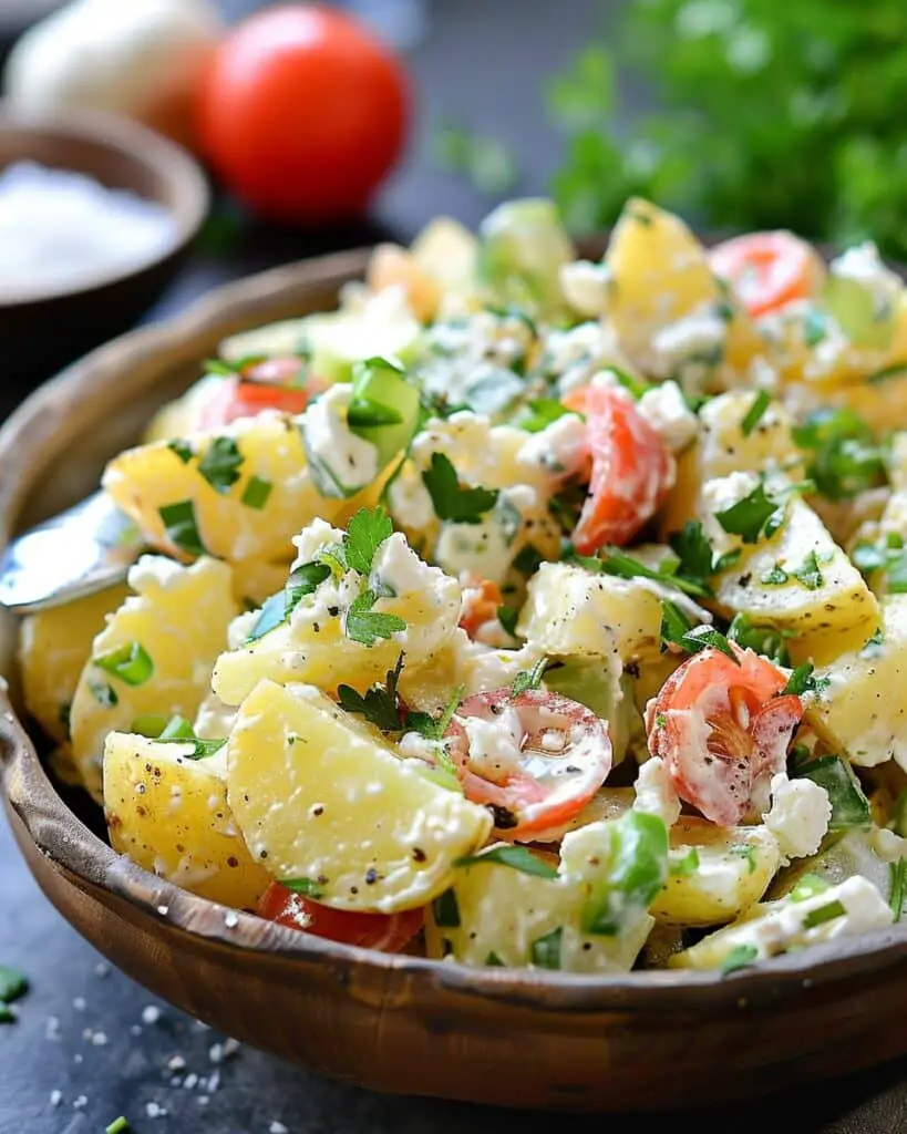 Homemade Greek Potato Salad