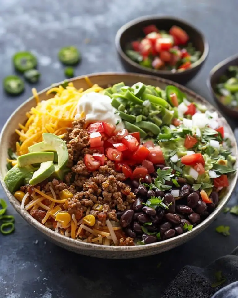 Loaded Potato Taco Bowl