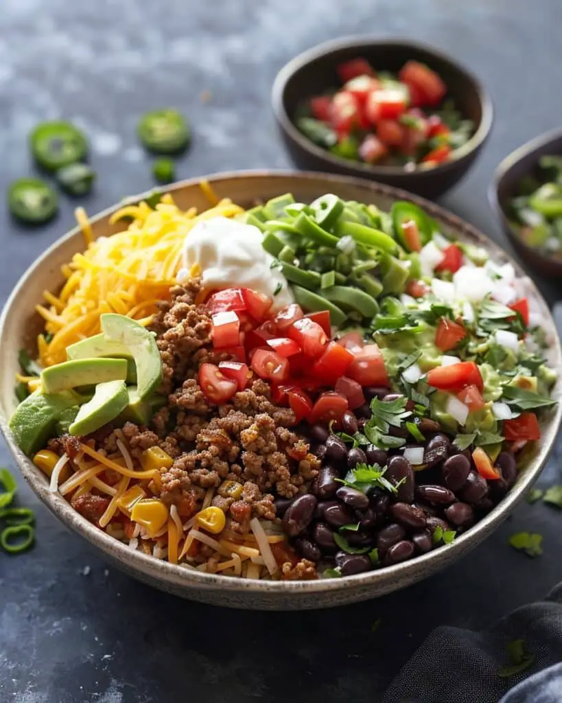 Loaded Potato Taco Bowl