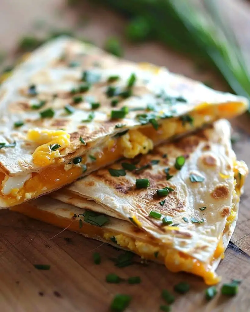 Cheddar Egg Quesadilla