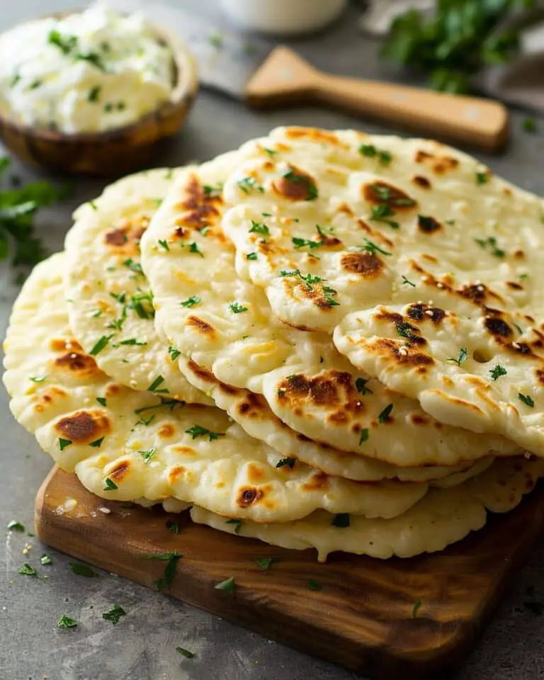 Fluffy Cottage Cheese Flatbread