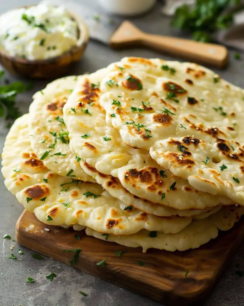 Fluffy Cottage Cheese Flatbread