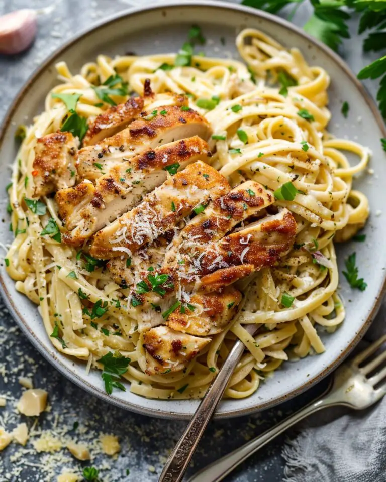 Savory Cajun Chicken and Creamy Garlic Parmesan Linguine
