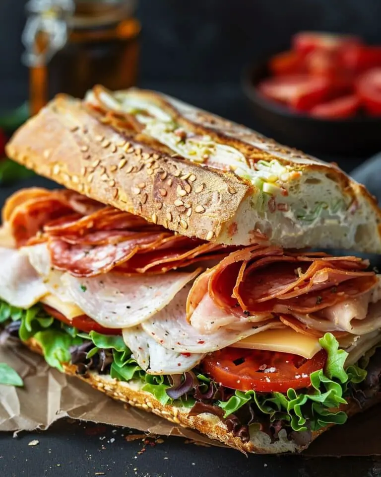Italian Grinder Salad Sandwich