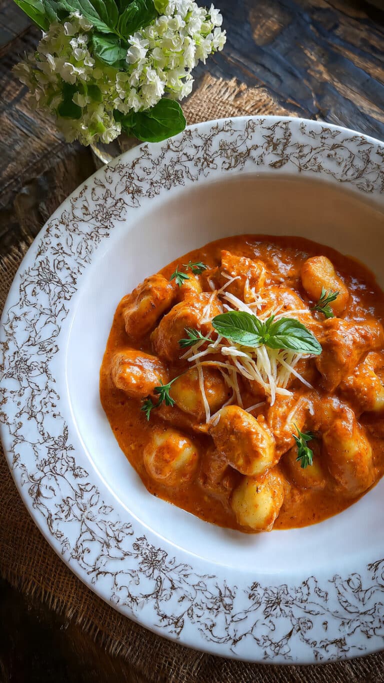 Creamy Harissa Chicken & Gnocchi